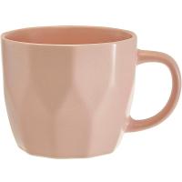 Кружка 400мл Balance розовый Ф11-073L /12шт/48шт/ Rosario