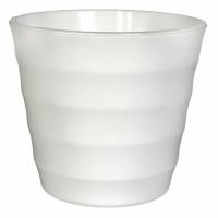 Кашпо Лаура 2,3л бело/белый ЛР17-10