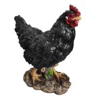 Фигура Курица (черная) H35см 718313/F038