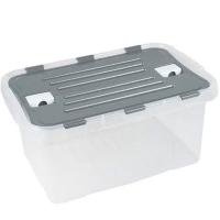 Контейнер д/хранения 10л серый двойная крышка /36767/VERDE