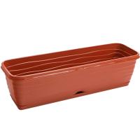 Балконный ящик 60см БРИЗ терракот 12л