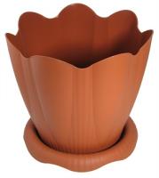 Кашпо Эдельвейс 5,3л терракот С193Т