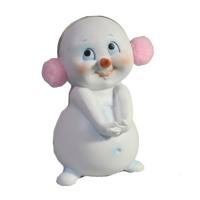 Фигура Снеговик застенчивый L7,5W6,5H11  715301/W100