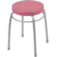 Табурет "Фабрик №1" круг. мягкое сиденье пепельная роза до 150кг   Табурет "Фабрик №1" круг. мягкое сиденье пепельная роза до 150кг