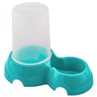 Миска автопоилка пластик 1000мл бирюзовая/2315бирюз/Дарэлл