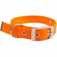 Ошейник нейлон M 20" 26-40 см ОК-51 оранжевый