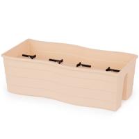 Кашпо 585*280мм 20л бежевый на перила М8922 /5шт/ Альтерн