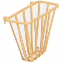 Кормушка д/грыз под сено ЕВРО пластик 9,5*7,5*5см бежевая/3401/Дарэлл