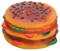 Игрушка с Гамбургер виниловый двойной 10см д/крупных пород/ISJ2007/C2458/ЗР