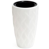 Кашпо Флэйм 61л белый с вставкой М8885 /2шт/ Альтерн