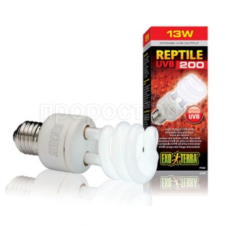 Лампа для черепах УФ Reptile Compact UVB200 13Вт/PT2340/H223409/Триол