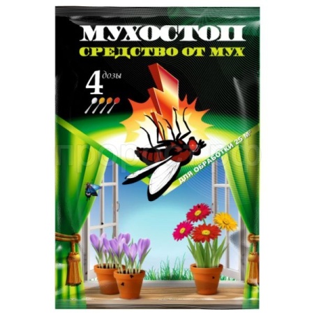 Приманка от мух Мухостоп 10гр гранулы