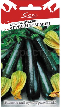 Кабачок цуккини Черный красавец 2г