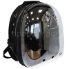 Рюкзак-переноска д/животн.с панор.видом 24x30x40см черный/Рс451ч/