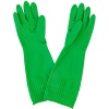 Перчатки хозяйственные латексные опудренные M удлиненный манжет зеленый 87294 /12шт/