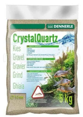 Грунты Dennerle Crystal Quartz природный белый 1-2мм 5кг/1743