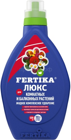 Фертика Люкс для комнатных и балконных растений 500мл