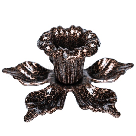 ДЕКОР Подсвечник Цветок антик золото РЗДИ/1шт ДЕКОР Подсвечник Цветок антик золото РЗДИ/1шт