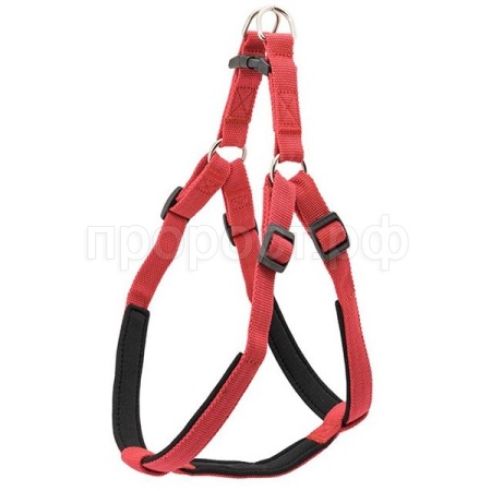 Шлейка синтетика 20мм Евро S быстросъемная с мягкой подкладкой красная/031520красн Шлейка синтетика 20мм Евро S быстросъемная с мягкой подкладкой красная/031520красн