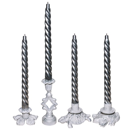 ДЕКОР Подсвечник Лягушка бел серебро РЗДИ/1шт ДЕКОР Подсвечник Лягушка бел серебро РЗДИ/1шт