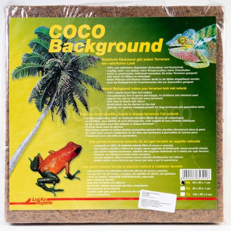 Фон д/террариума из кокоса LUCKY REPTILE Coco Background 30x30х1см 4шт (Германия) CBG-30