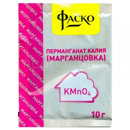 Перманганат калия (Марганцовка) 10г 25шт Фаско