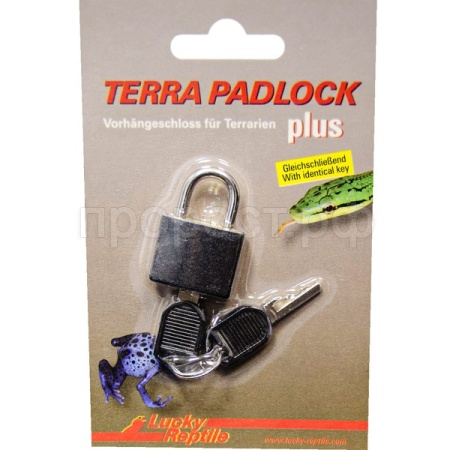 Замок навесной LUCKY REPTILE Terra Padlock 2 с ключом (Германия) TPL-2