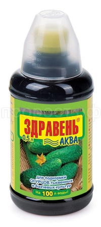 Здравень Аква Огурцы 0,5л с мерн.стак 12шт ВХ