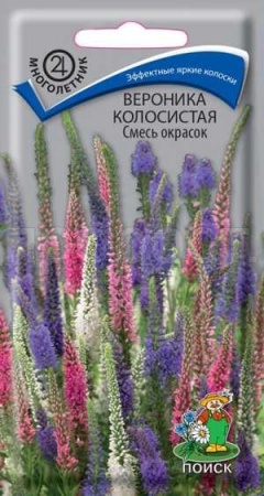 Вероника колосистая Смесь окрасок 0,1гр  Вероника колосистая Смесь окрасок 0,1гр