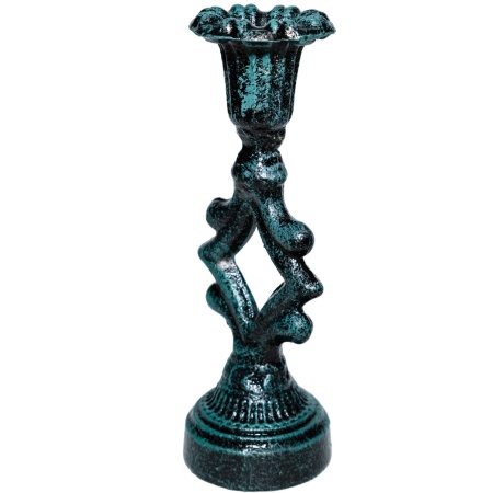 ДЕКОР Подсвечник Ампир антик зеленый РЗДИ/1шт ДЕКОР Подсвечник Ампир антик зеленый РЗДИ/1шт
