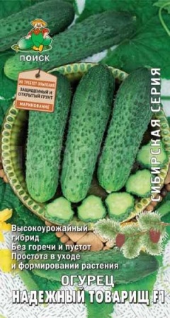 Поиск Огурец Надежный товарищ F1 12шт 
