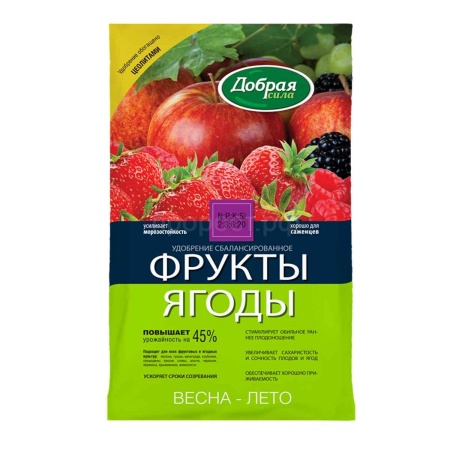 Добрая сила Фрукты  Ягоды с цеолитами 900 гр