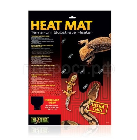 Коврик для террариума греющий 16Вт 26.5*28см/PT2017/H220170/Триол/