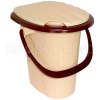 Ведро-туалет 17л с крышкой  