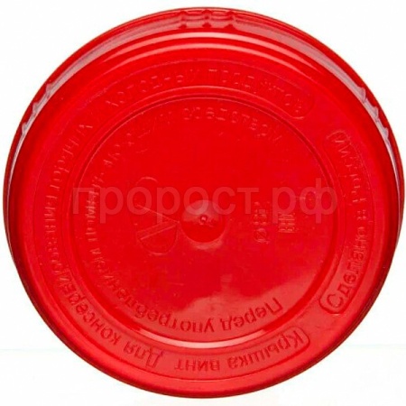 Крышка п/э винтовая ТО-82 красный /200шт/В
