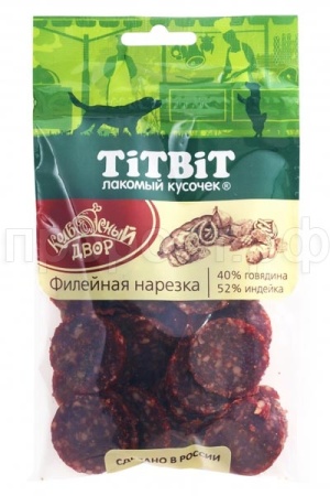 Лакомство для собак Нарезка Филейная Колбасный двор 80гр/021965
