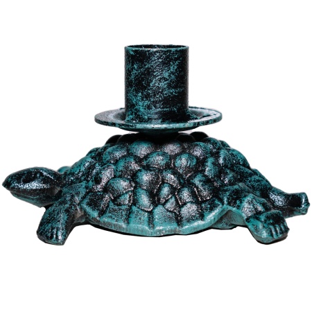 ДЕКОР Подсвечник Черепаха антик зеленый РЗДИ/1шт ДЕКОР Подсвечник Черепаха антик зеленый РЗДИ/1шт