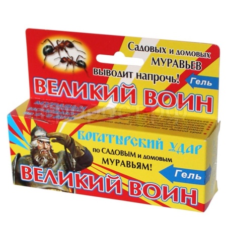 Гель Великий воин от муравьев 45гр шприц-дозатор