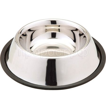 Миска метал нержавеющая сталь на резинке 0,70л/76800070/Каскад