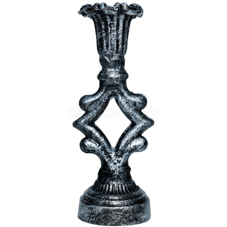 ДЕКОР Подсвечник Ампир антик серебро РЗДИ/1шт ДЕКОР Подсвечник Ампир антик серебро РЗДИ/1шт