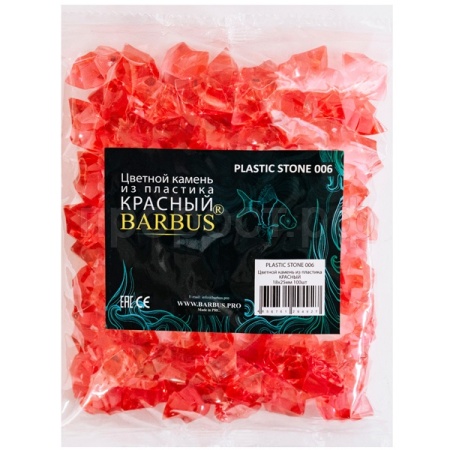 Грунты Цветной камень из акрила 18*25мм красный/100шт/Салекс Грунты Цветной камень из акрила 18*25мм красный/100шт/Салекс