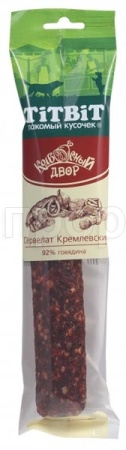 Лакомство для собак Сервелат Кремлевский 200гр/22214