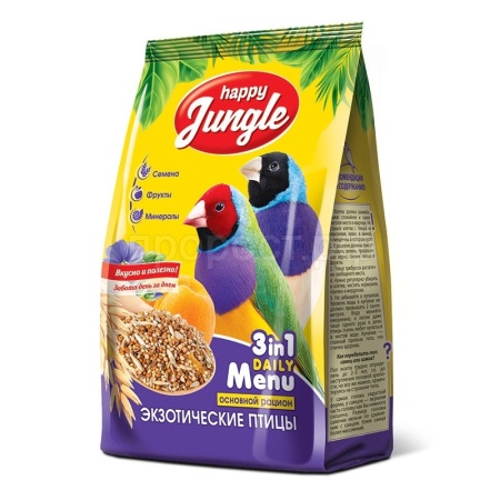 Хэппи Джангл для экзотических птиц стандарт