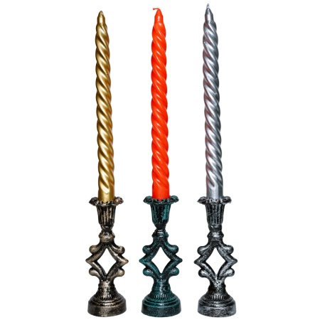 ДЕКОР Подсвечник Ампир антик зеленый РЗДИ/1шт ДЕКОР Подсвечник Ампир антик зеленый РЗДИ/1шт