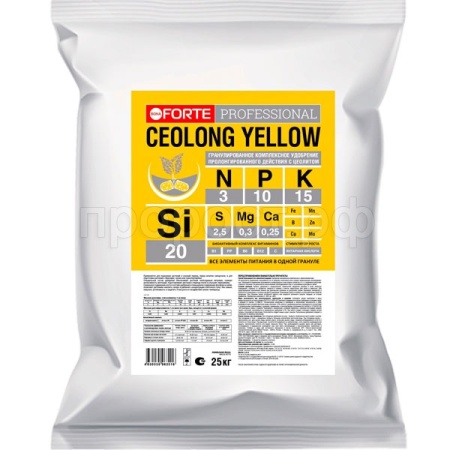 Бона Форте CEOLONG YELLOW гранулированное 25кг 1шт