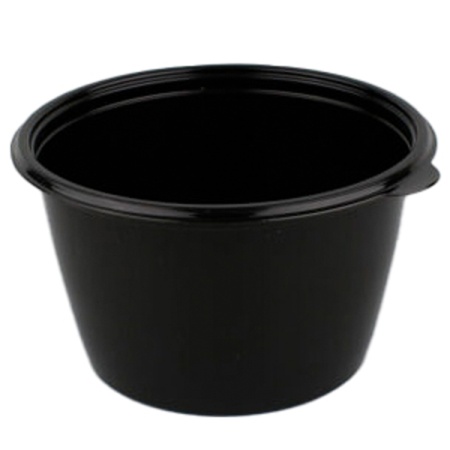 Контейнер 750мл (50шт) с крышкой черный К-144 ВЗЛП /6шт/АУ
