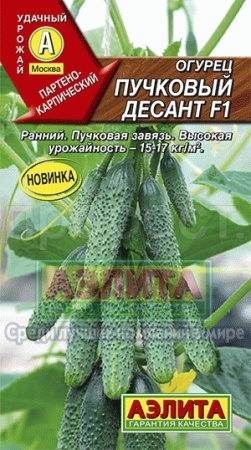 Аэлита Огурец Пучковый десант F1 10шт