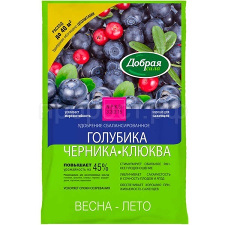 Добрая Сила 2кг Виноград,смородина,малина гранулы 10шт