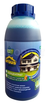 Биоочиститель ARGUS GARDEN для выгребных ям и туалетов 0,5л AR-790