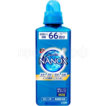 Гель д/стирки "Top Super Nanox" 660мл концентрат 306429 /12шт/
